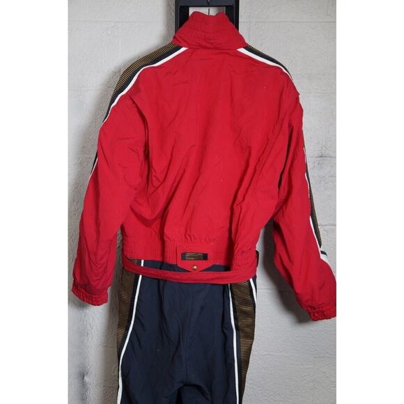Bogner Ski Suit One Piece Snowsuit Snow Bib Apres Sport Red Vtg Large MENS 42 L - Picture 7 of 10